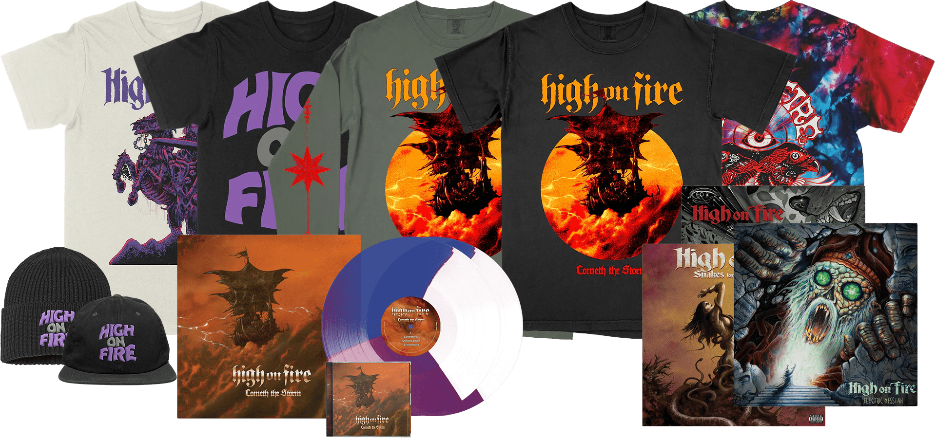 Official merchandise of High On Fire band